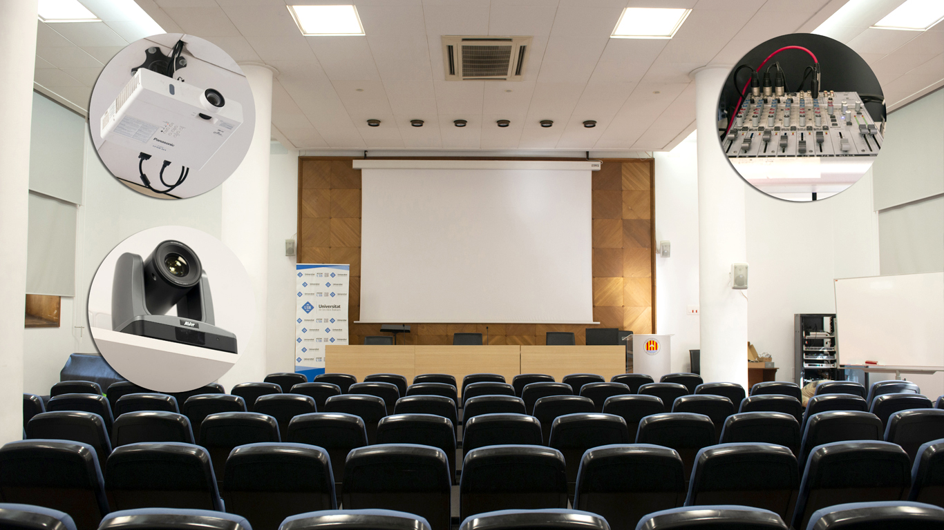 Sala actes edifici Sa Riera